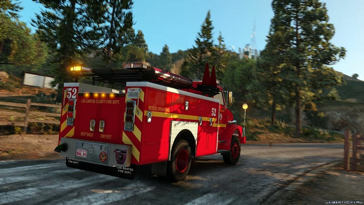 Brute Fire Rescue Truck [Add-On | Liveries | Template] v1.0 - Пожарная машина / GTA 5