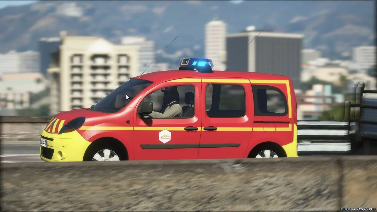 Renault Kangoo 2010 - Пожарная служба Франции / GTA 5