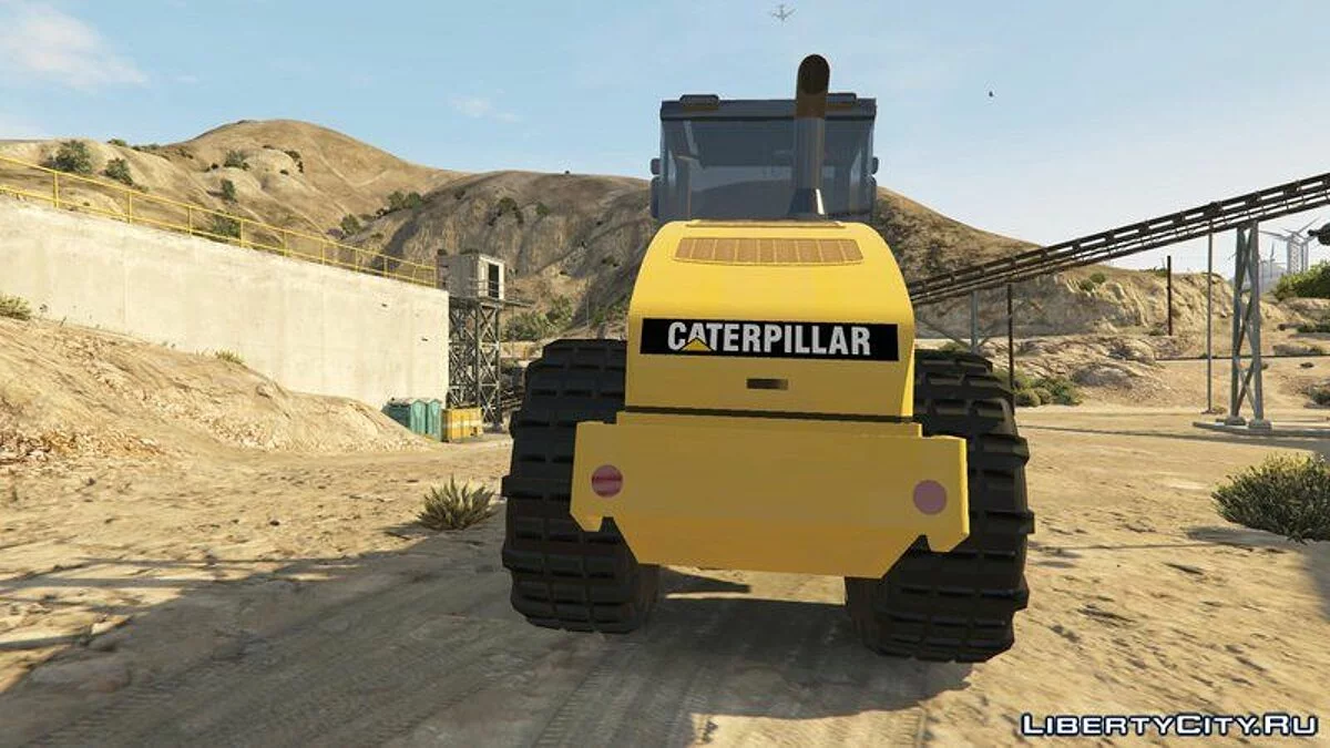 Каток Caterpillar CS56 [Add-On] / GTA 5