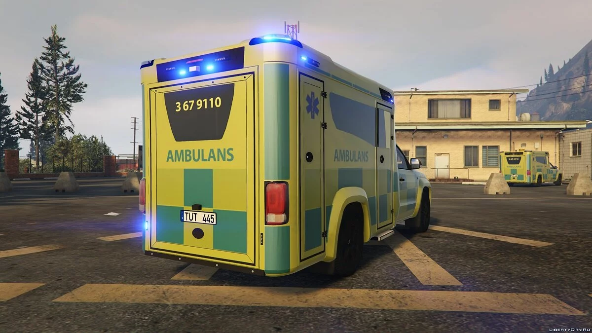 2017 Volkswagen Amarok Tamlans - Шведская скорая помощь / GTA 5