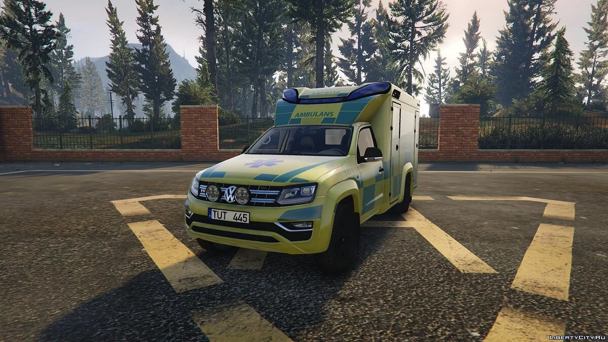 2017 Volkswagen Amarok Tamlans - Шведская скорая помощь / GTA 5