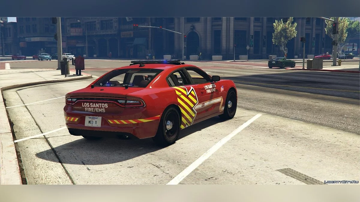 Dodge Charger RT - Машина пожарной службы / GTA 5
