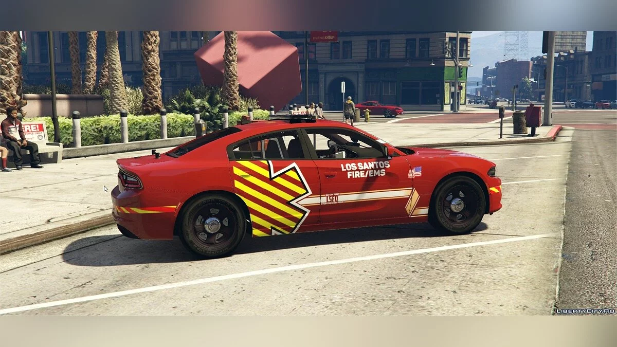 Dodge Charger RT - Машина пожарной службы / GTA 5