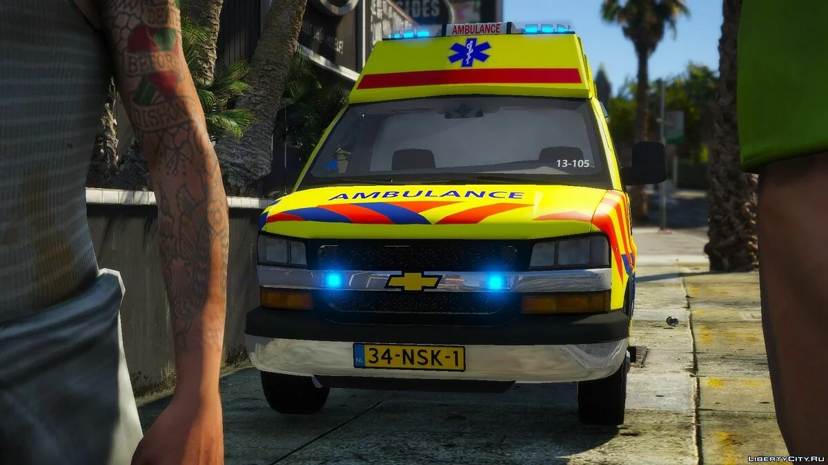 Chevrolet Express - Голландская скорая помощь / GTA 5