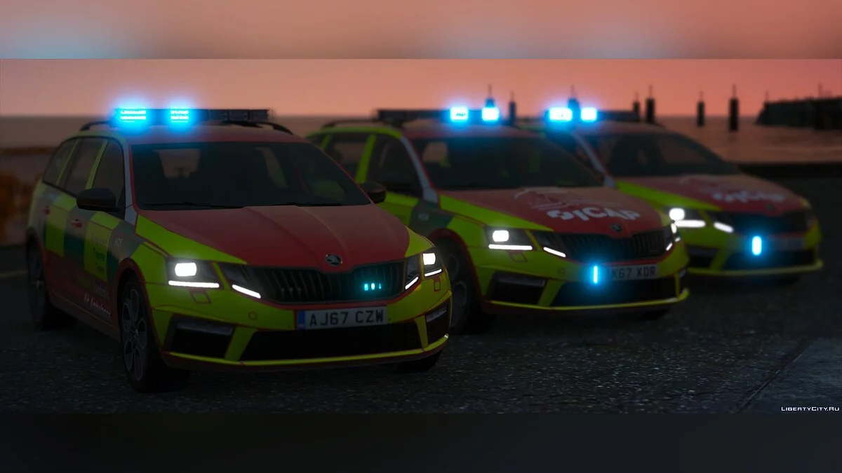 2018 Skoda Octavia - Лондонская воздушная скорая помощь / GTA 5