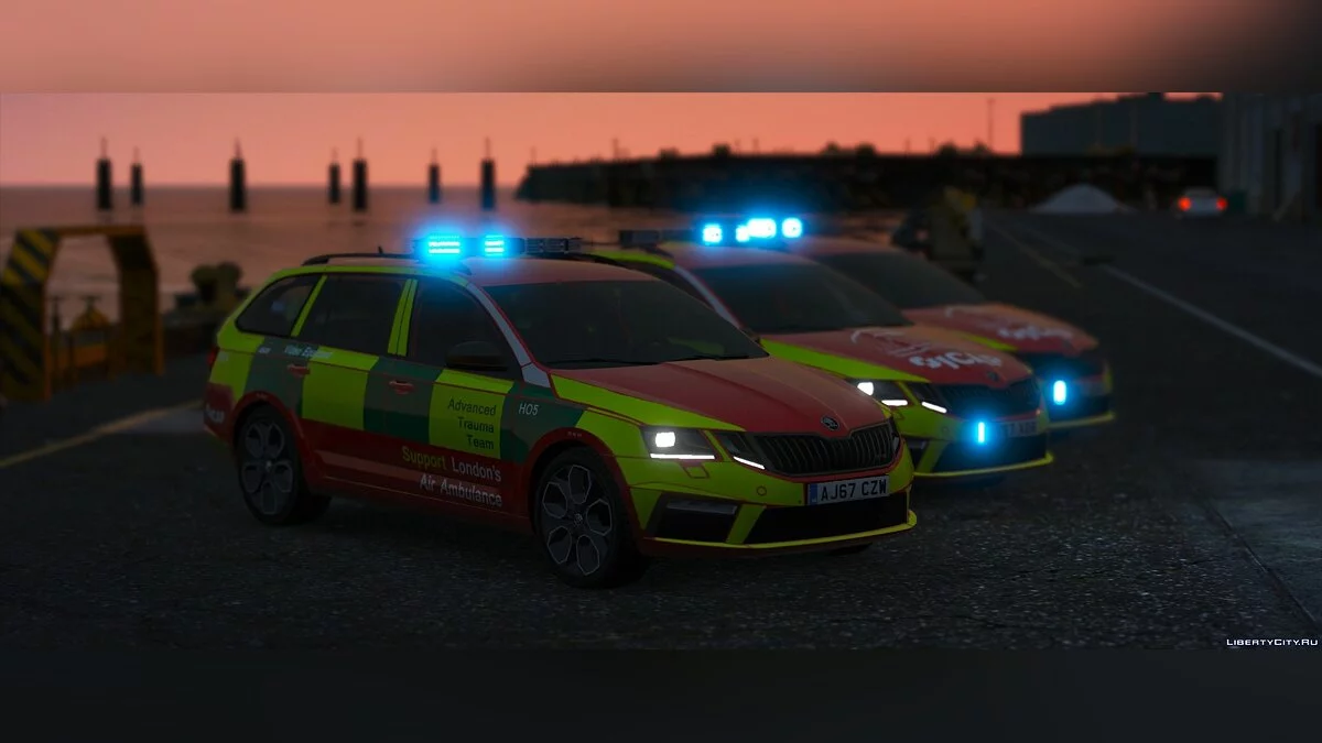 2018 Skoda Octavia - Лондонская воздушная скорая помощь / GTA 5