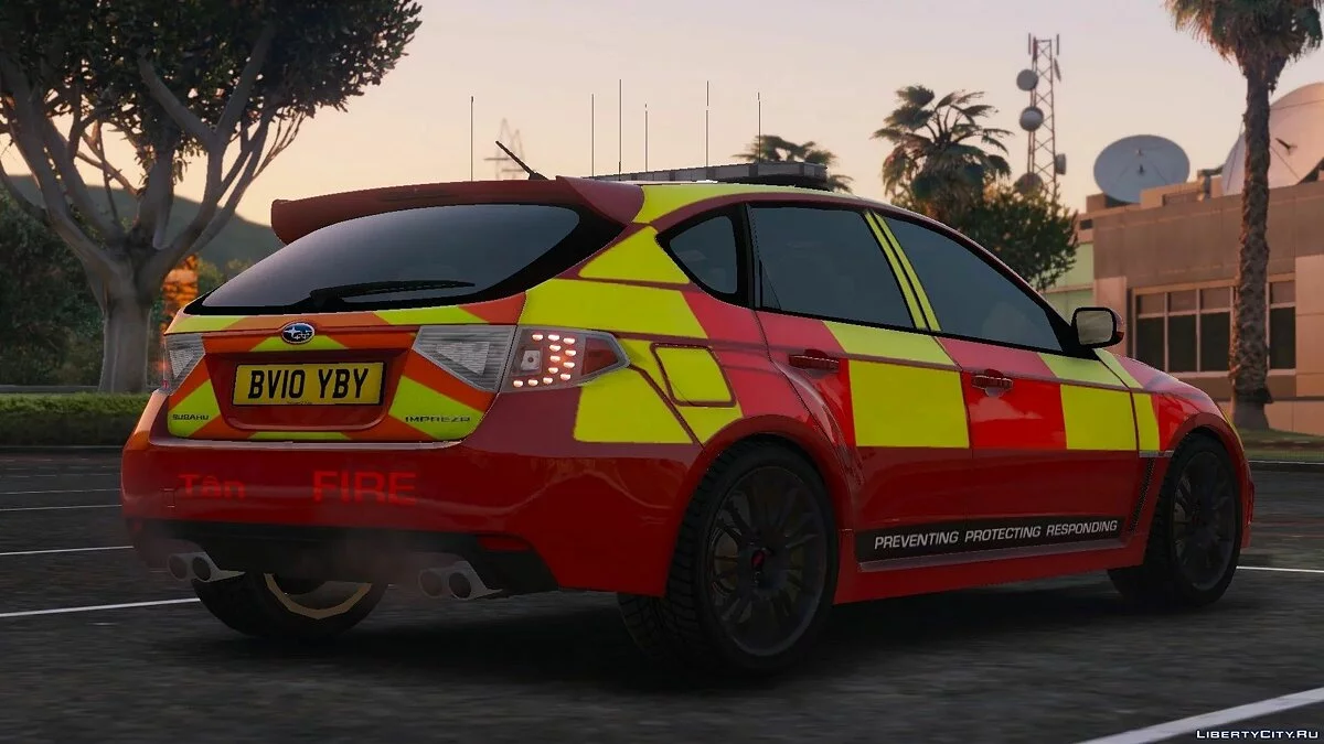 2009 Subaru Impreza WRX - Машина пожарной охраны / GTA 5