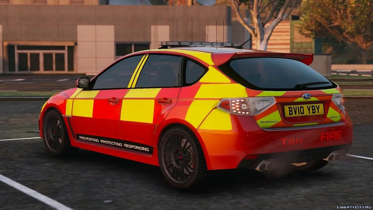 2009 Subaru Impreza WRX - Машина пожарной охраны / GTA 5