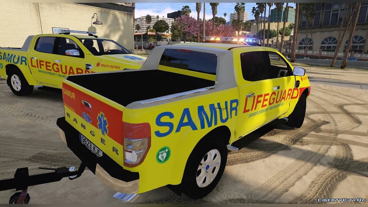2015 Ford Ranger Samur Canarias Lifeguard Rescue [ELS-Replace] 1.0 / GTA 5