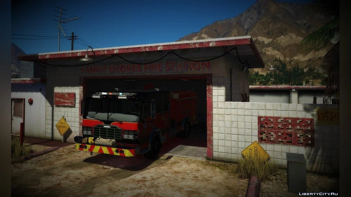 Пожарная машина + раскраски / GTA 5