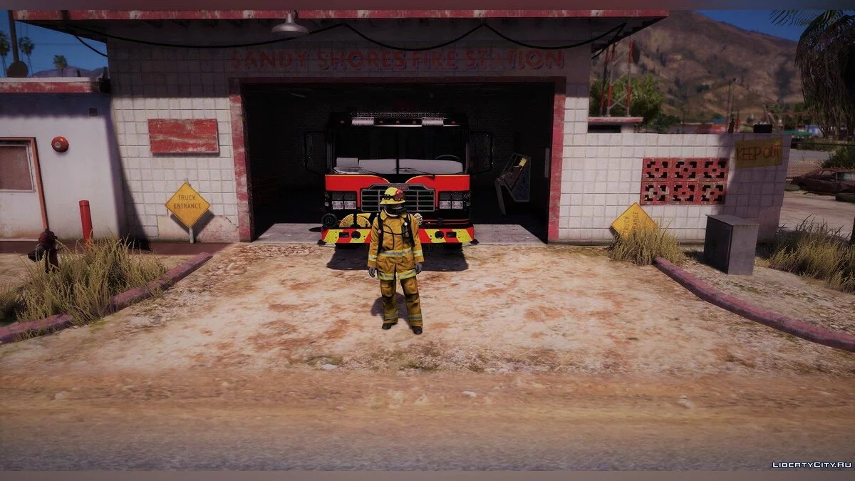 Пожарная машина + раскраски / GTA 5