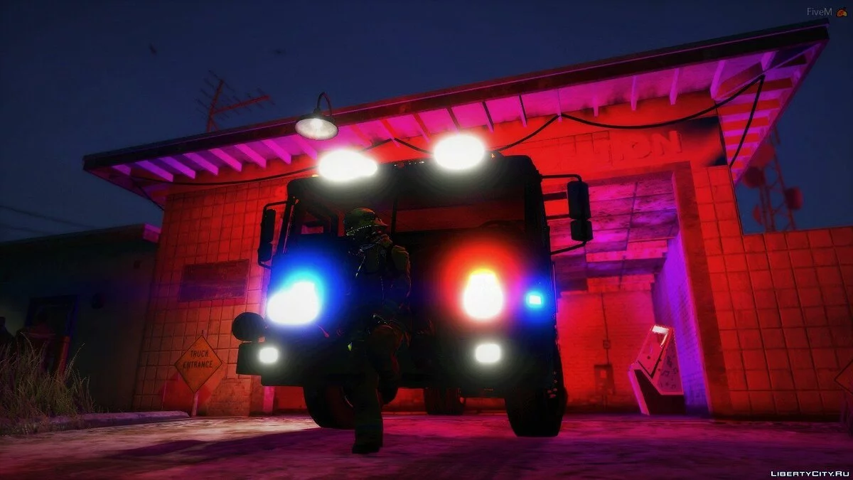 Пожарная машина + раскраски / GTA 5