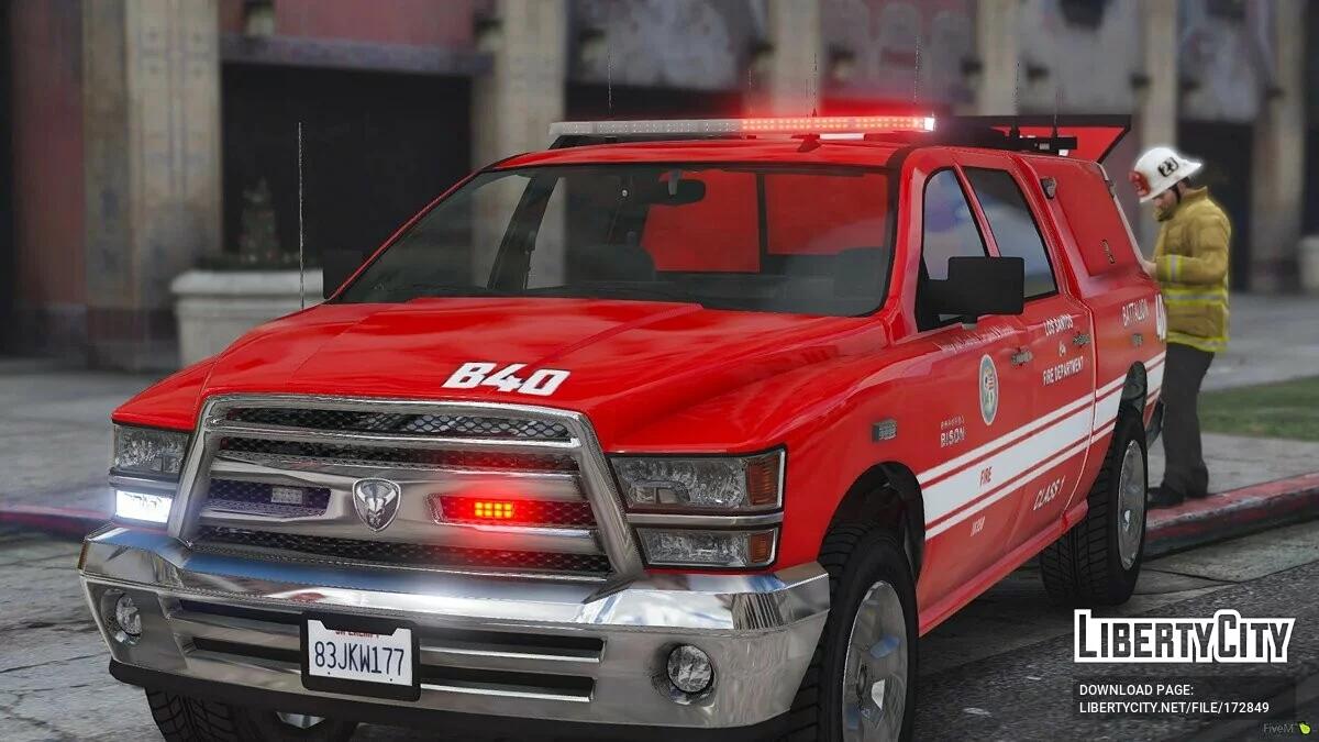 LSFD Command vehicle [Add-On | Template] 1.1 / GTA 5