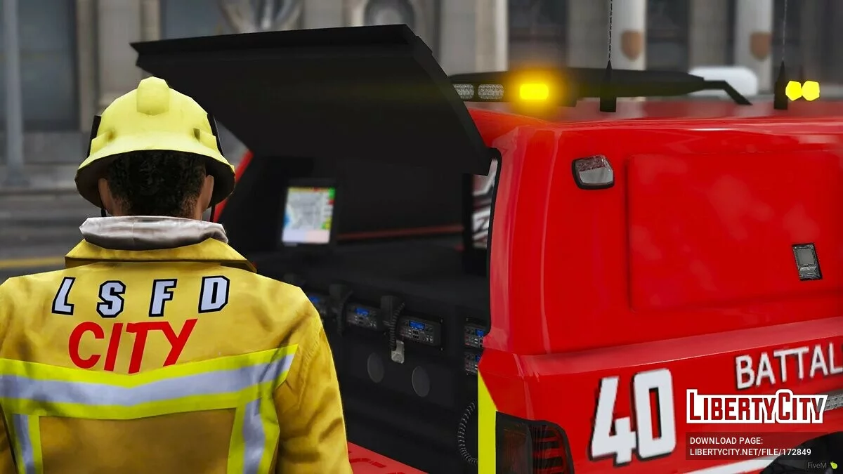 LSFD Command vehicle [Add-On | Template] 1.1 / GTA 5