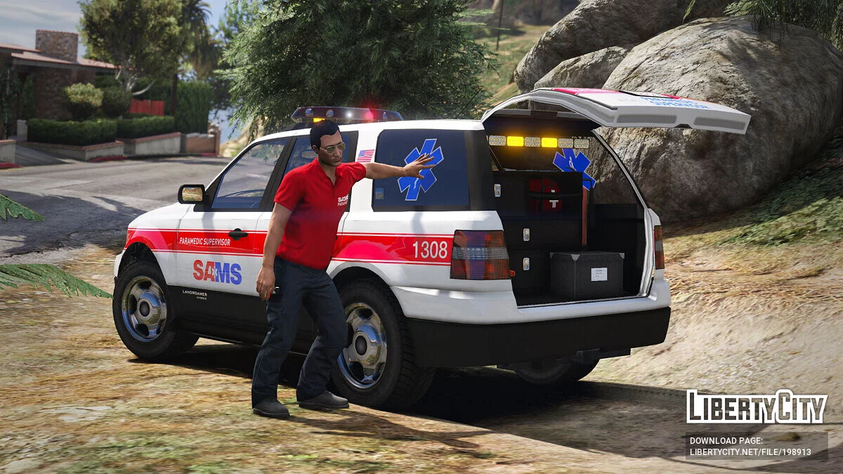 SAMS Speedo Express Ambulance Minipack [ Vehicles | EUP | Lore-Friendly | Add-On ] 1.0.1 / GTA 5