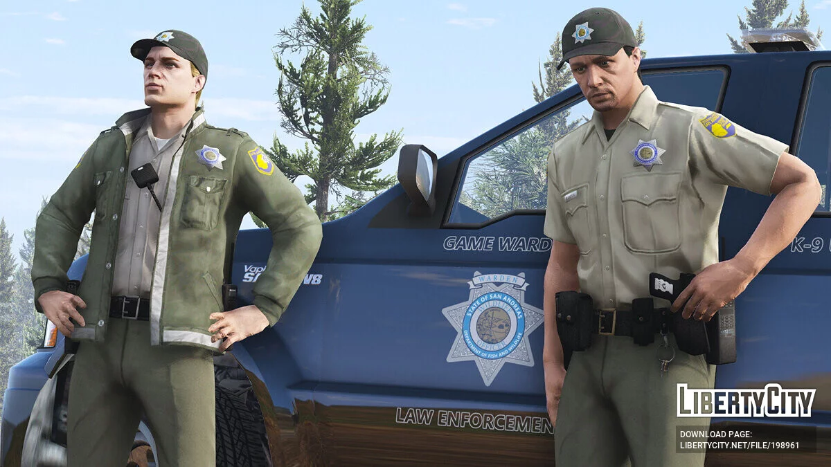 San Andreas Game Warden Pack [Vehicles | EUP | Lore-Friendly | Add-On] 1.1.0 / GTA 5