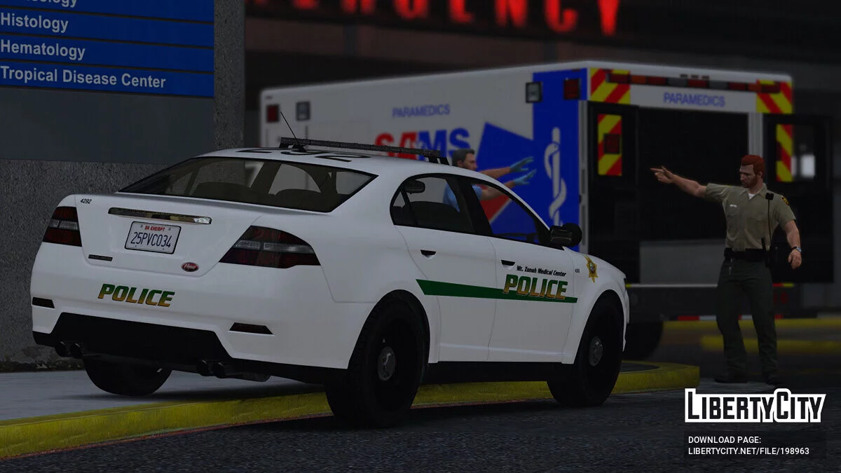 San Andreas Hospital Police Pack [EUP | Vehicles | Lore-Friendly] 1.0.0 / GTA 5