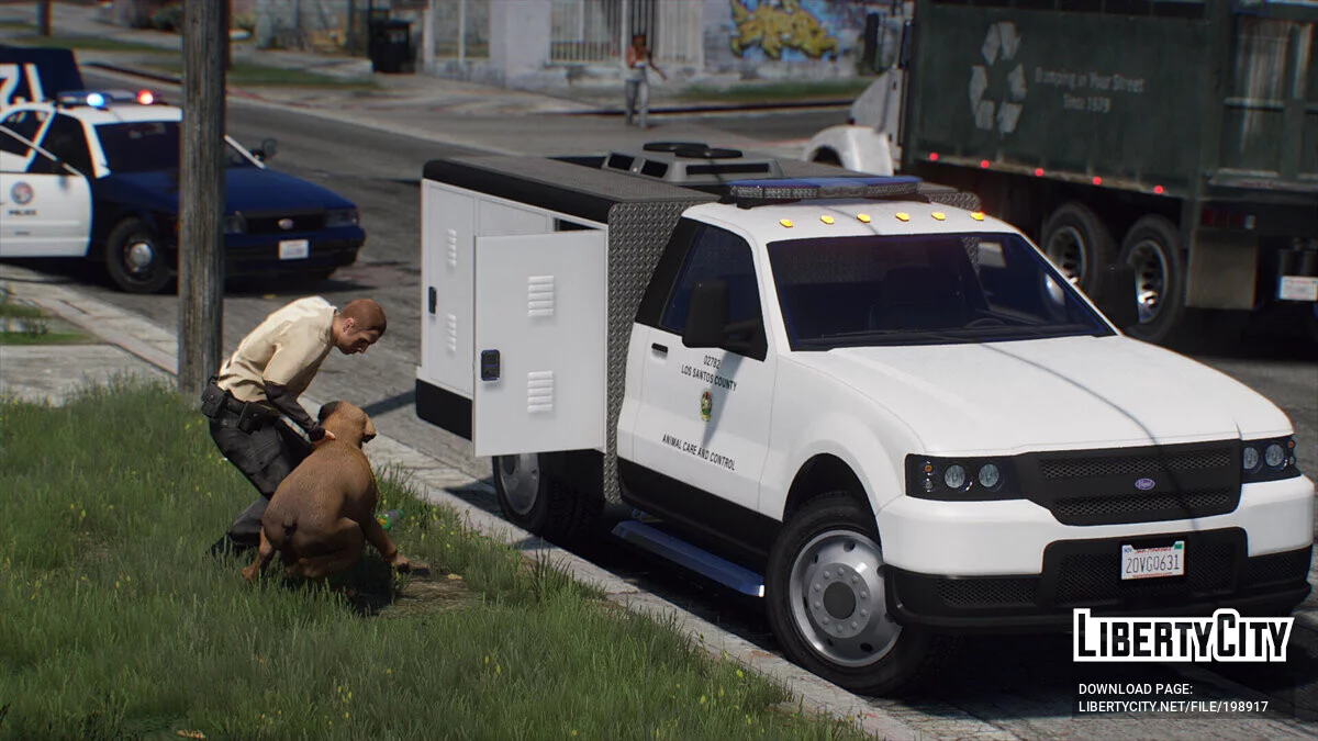 Vapid Kennel — Animal Control Truck [SP | FiveM | Add-on] 1.0 / GTA 5