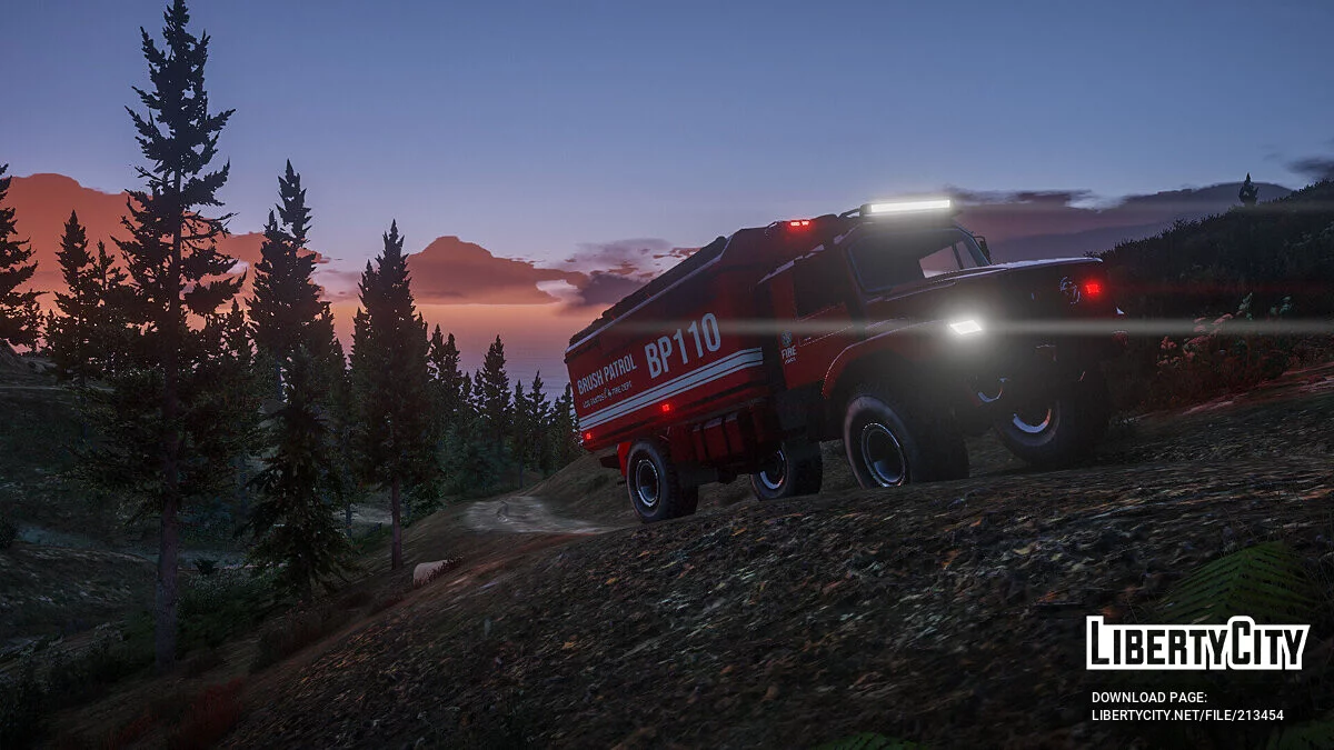 Benefactor L300 Fire & Rescue Water Tank [Add-On | Sounds] 1.3 / GTA 5