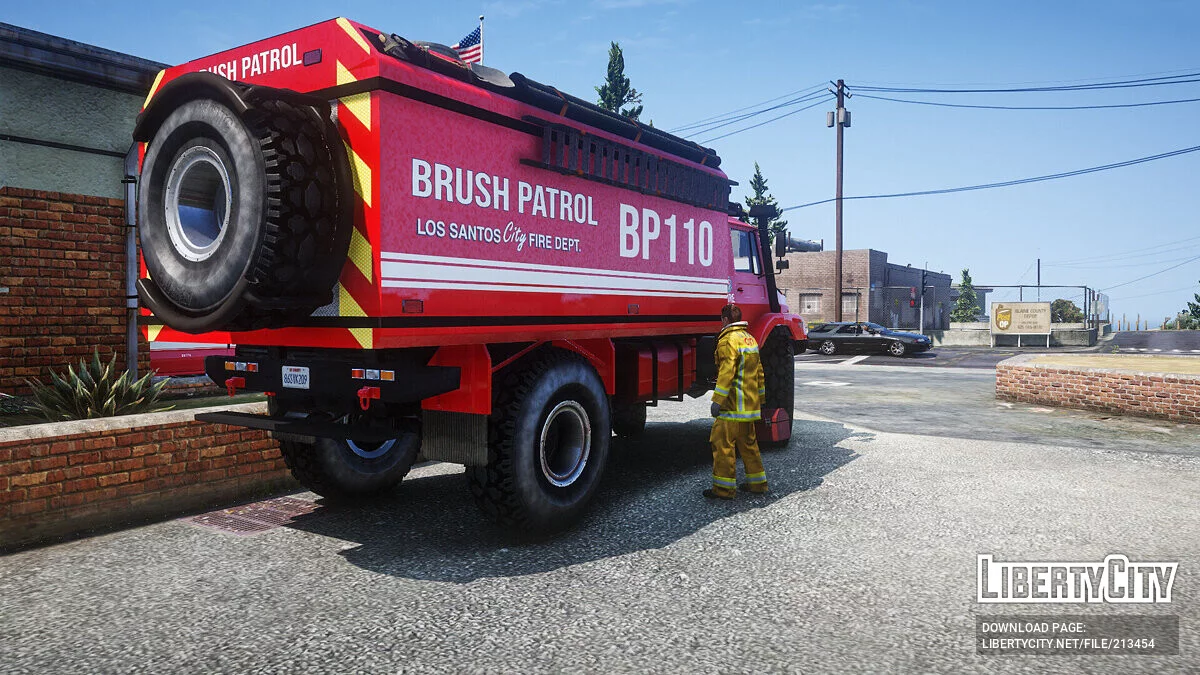 Benefactor L300 Fire & Rescue Water Tank [Add-On | Sounds] 1.3 / GTA 5