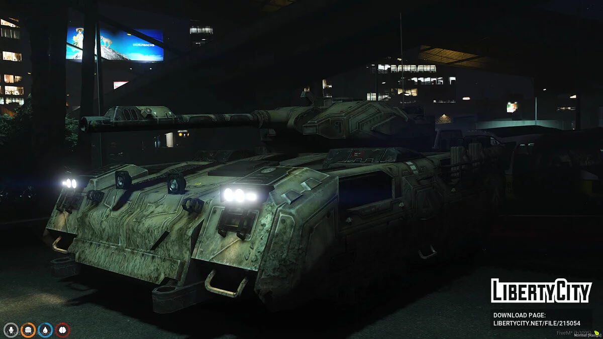 Научно-фантастический военный танк [Add-On и FiveM] / GTA 5