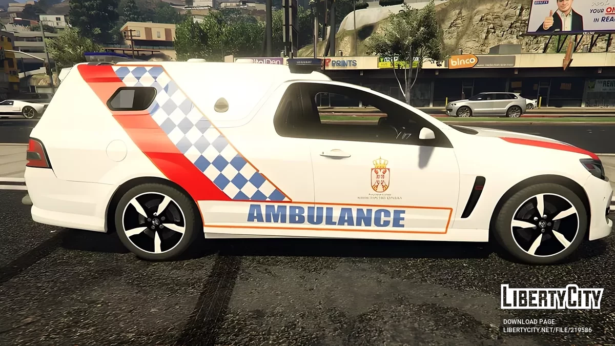 HSV Holden Custom — HITNA POMOC (Ambulance) [Replace | HQ] / GTA 5