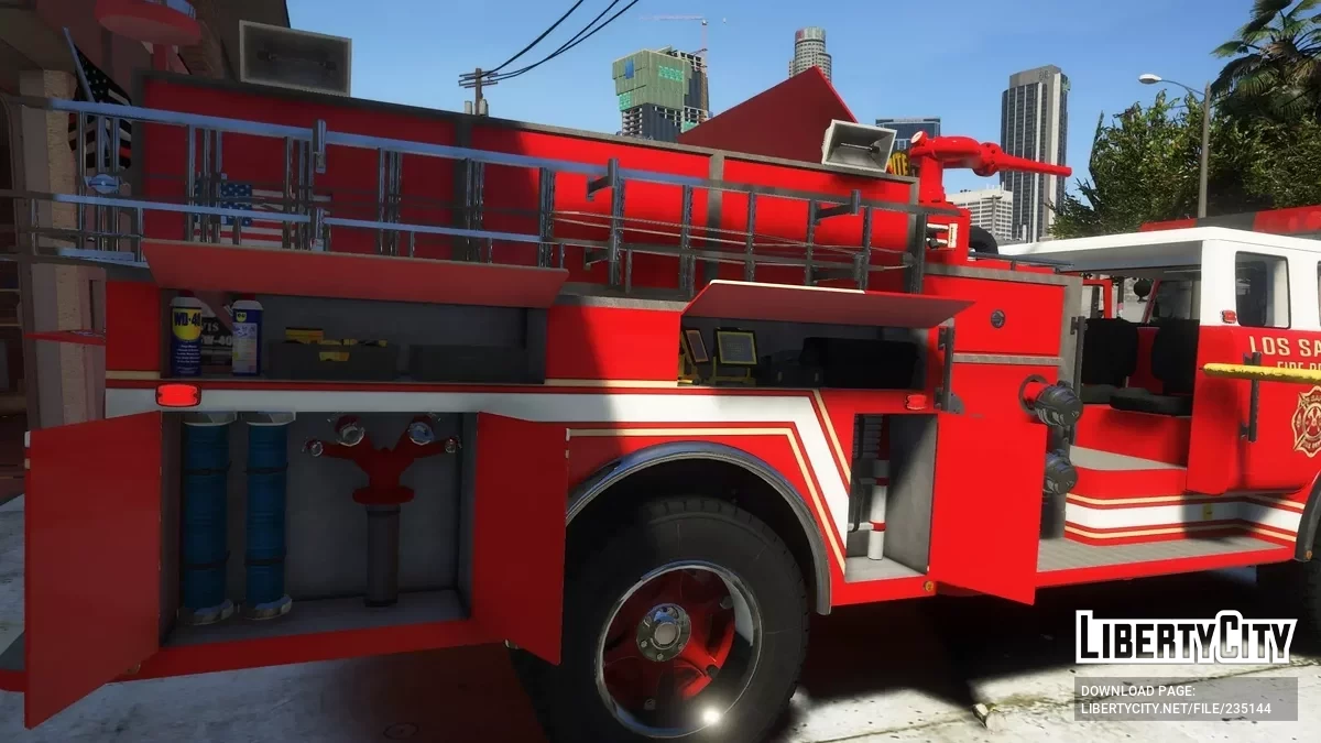 1980 Ford C-8000 Firetruck [Add-On | NON-ELS | VehFuncs V | Template] / GTA 5