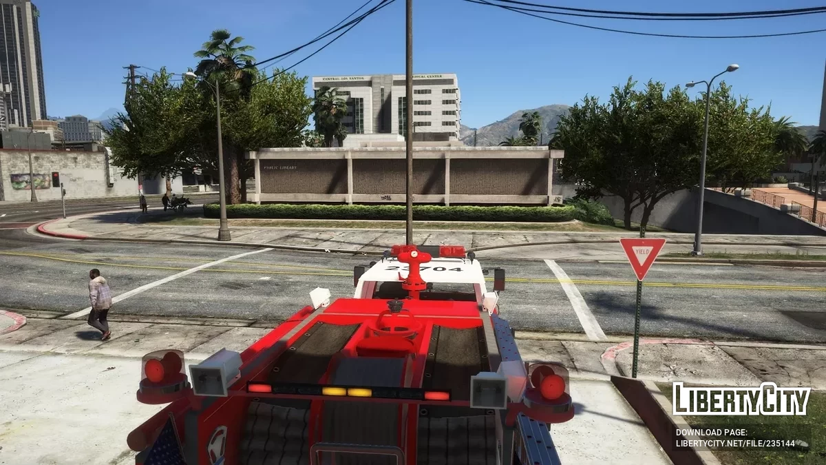 1980 Ford C-8000 Firetruck [Add-On | NON-ELS | VehFuncs V | Template] / GTA 5