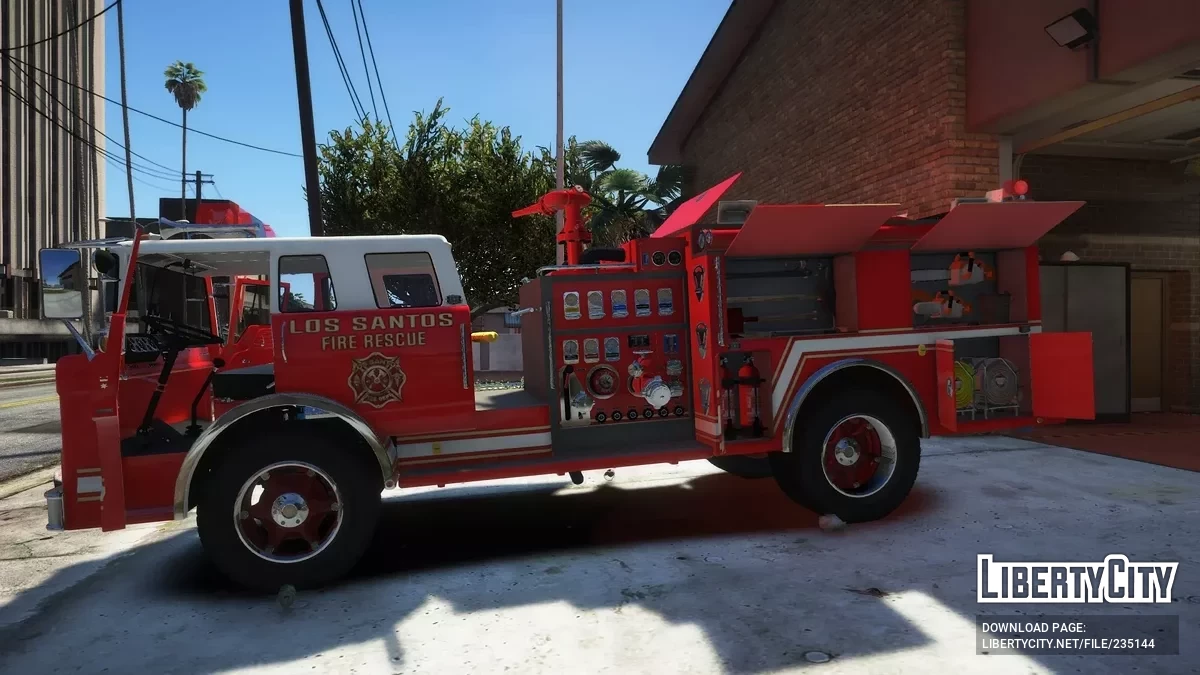 1980 Ford C-8000 Firetruck [Add-On | NON-ELS | VehFuncs V | Template] / GTA 5