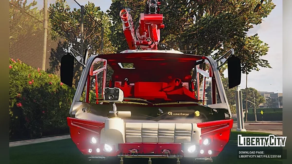 Rosenbauer Panther: Aerodrom Nikola Tesla – Fire & Rescue Service - Vatrogasci Spasioci [Replace | Non-ELS] / GTA 5