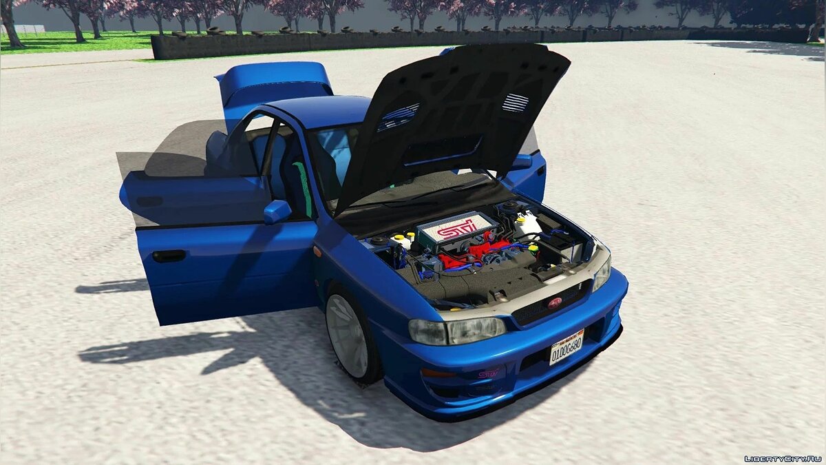 Скачать Subaru Impreza GT 1998 - 2000 [Add-On / Replace] 1.0 для GTA 5