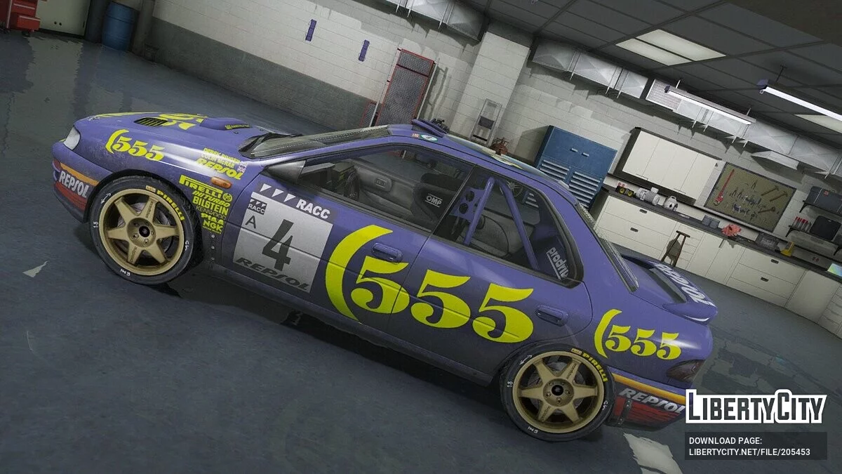 1995 Subaru Impreza 555 v1.0 / GTA 5