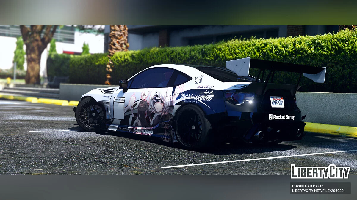 Easter Rocket Bunny BRZ Nier Automata 2B / GTA 5