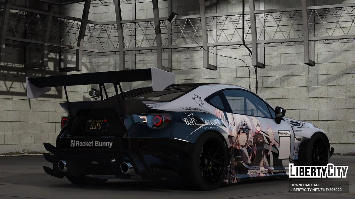 Easter Rocket Bunny BRZ Nier Automata 2B / GTA 5