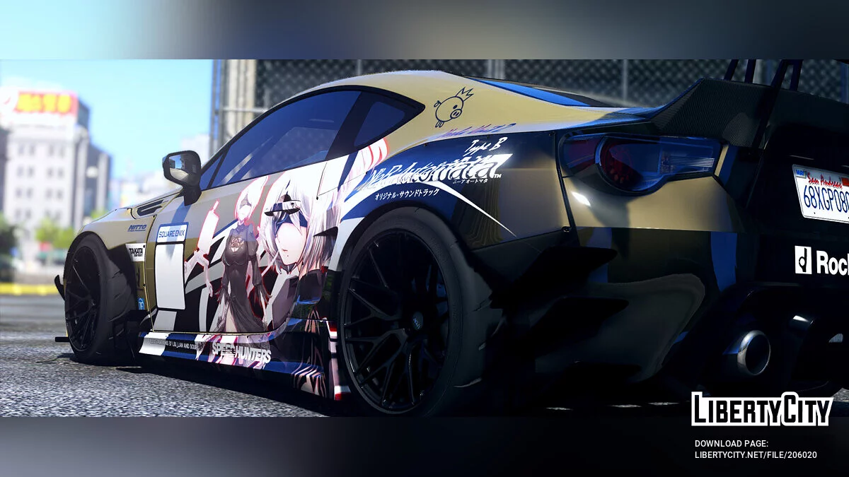 Easter Rocket Bunny BRZ Nier Automata 2B / GTA 5