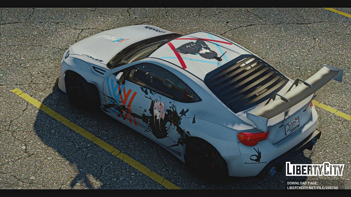 Subaru BRZ Rocket Bunny Darling in the Frankxx / GTA 5