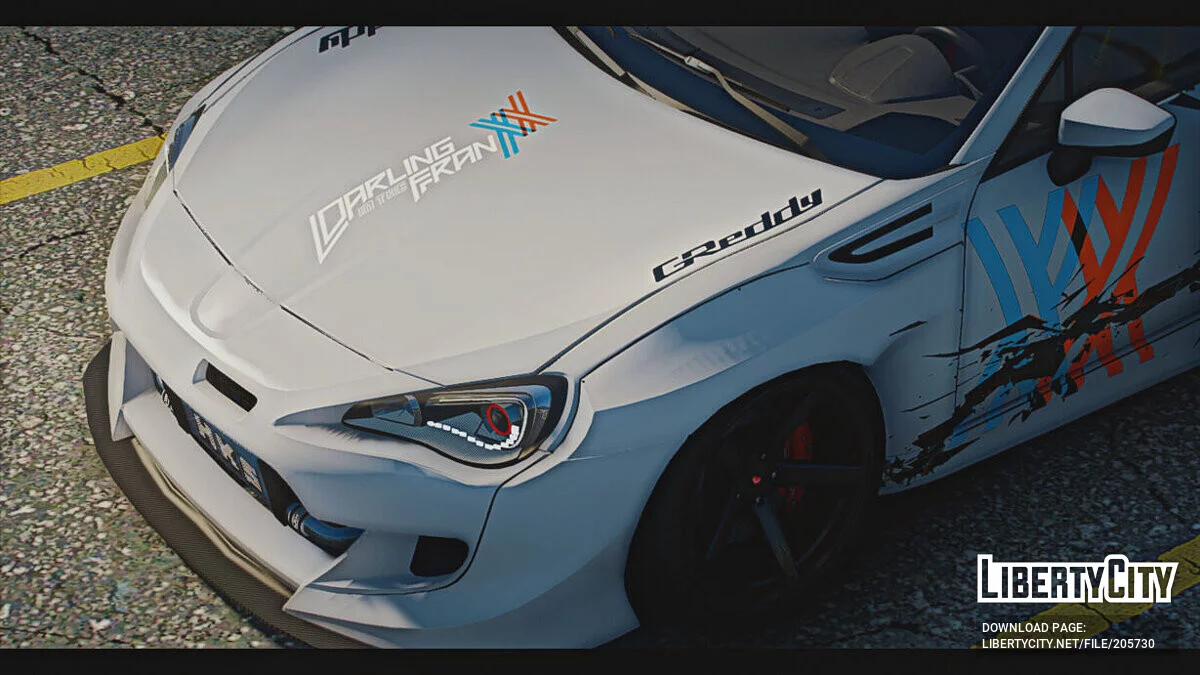 Subaru BRZ Rocket Bunny Darling in the Frankxx / GTA 5