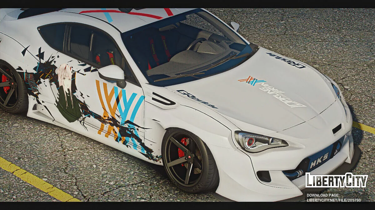Subaru BRZ Rocket Bunny Darling in the Frankxx / GTA 5