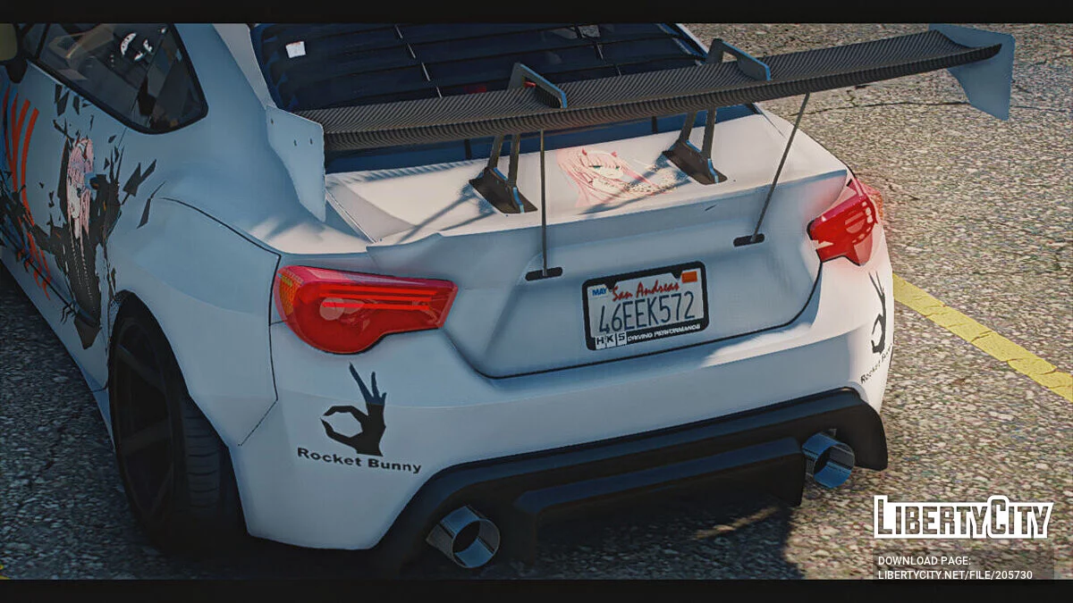 Subaru BRZ Rocket Bunny Darling in the Frankxx / GTA 5