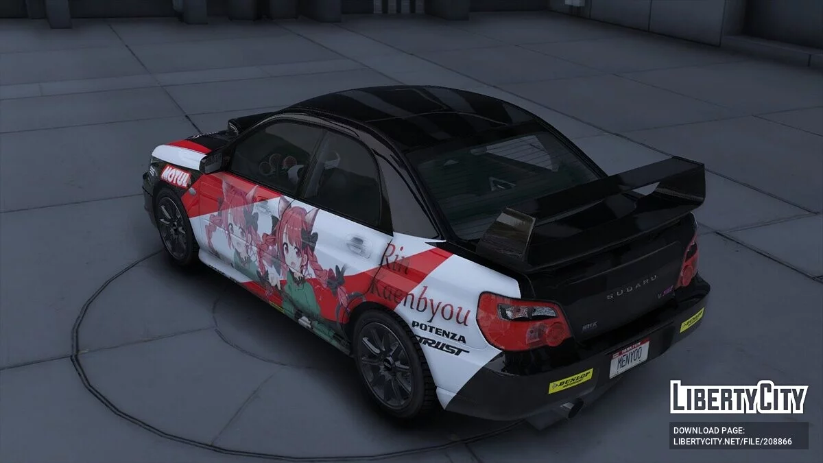 Subaru Impreza WRX STI Itasha Rin Kaenbyou / GTA 5