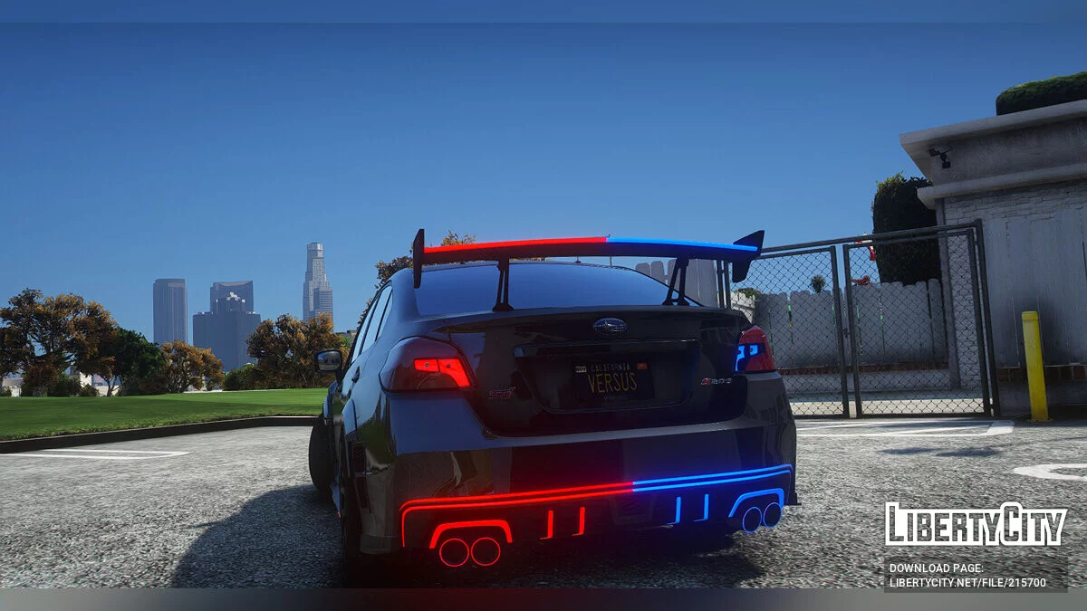 Subaru WRX STI S209 Police Modern Lights / GTA 5