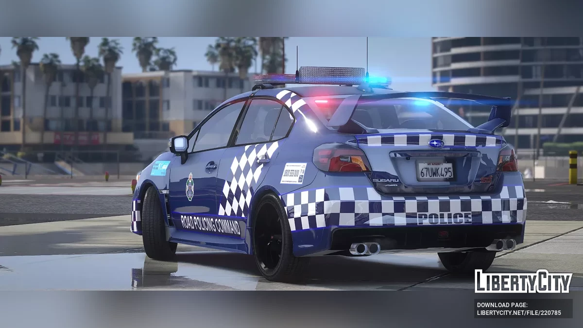 Subaru Impreza WRX STI Queensland Police / GTA 5