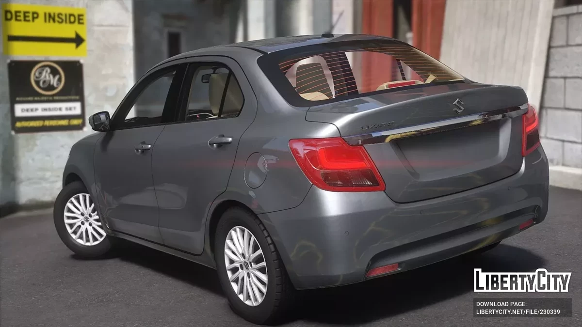 2023 Suzuki Dzire ZXi v1.0 / GTA 5