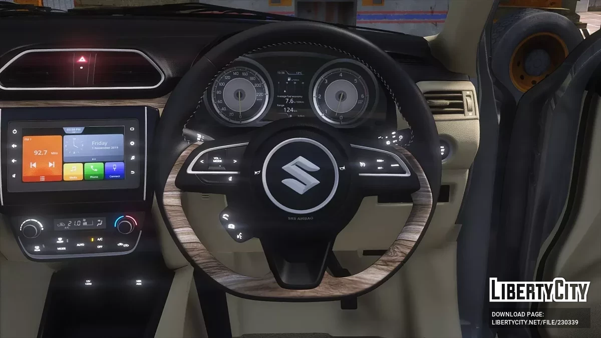 2023 Suzuki Dzire ZXi v1.0 / GTA 5