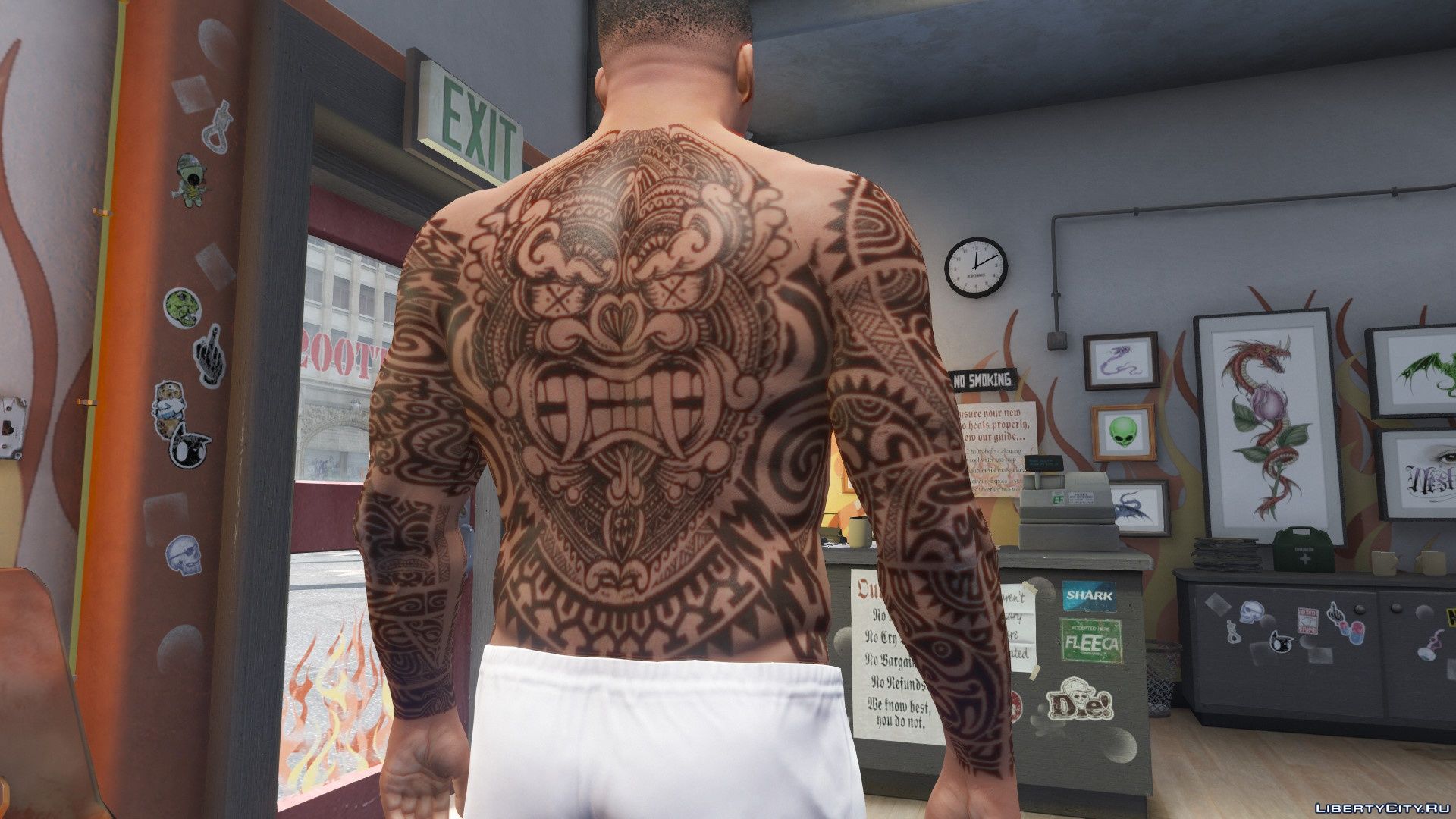 Download Franklin's Tattoo 2018  for GTA 5
