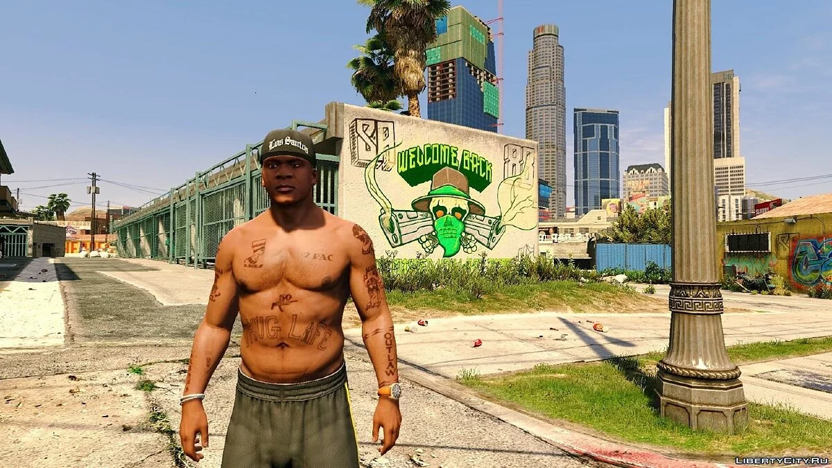 2Pac's Tattoos for Franklin / GTA 5
