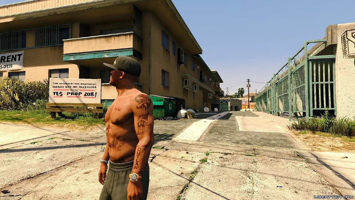 2Pac's Tattoos for Franklin / GTA 5