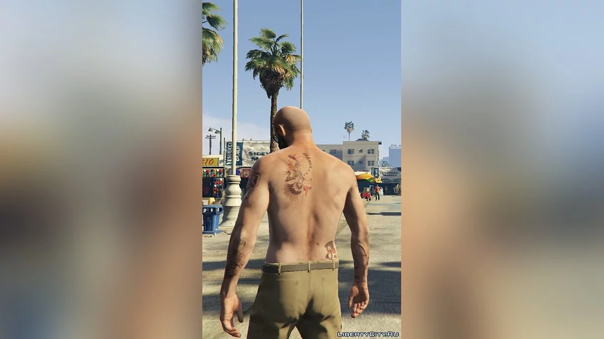 Old school tattoo для Тревора / GTA 5