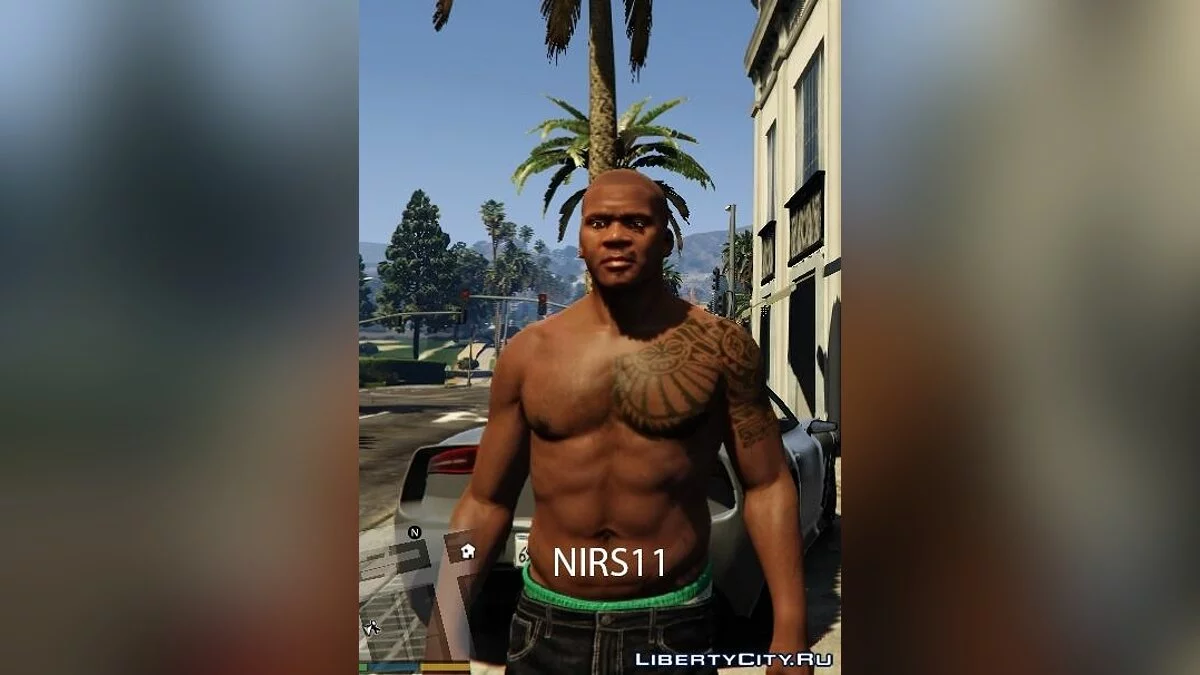 The Rock tatoo for Franklin / GTA 5