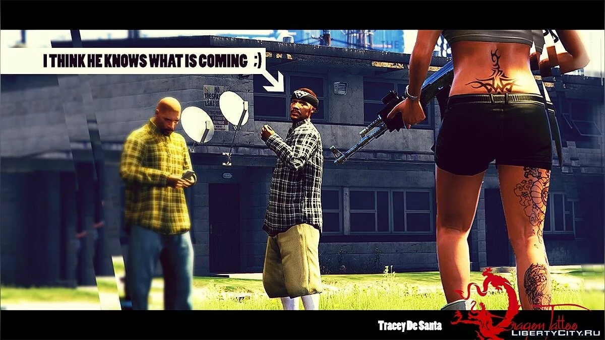 Tracey De Santa - Dragon Tattoo / GTA 5